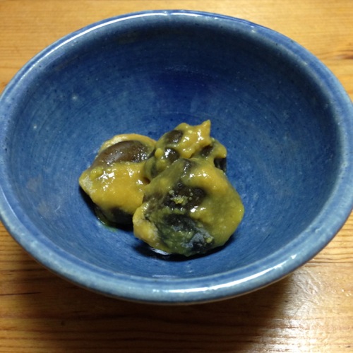 ナスの辛子漬け