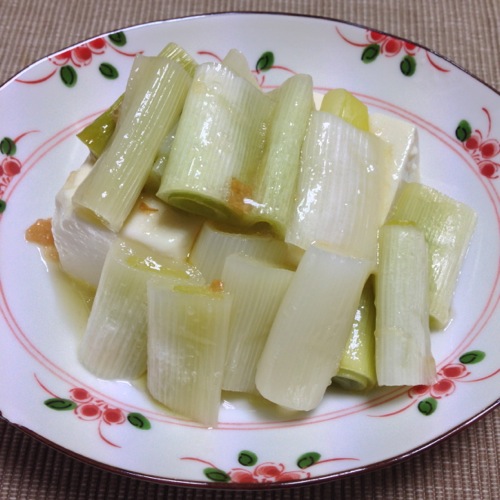 ネギ豆腐