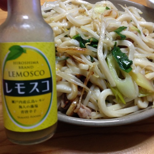 レモスコ焼きうどん