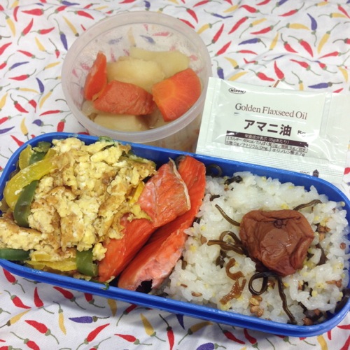 紅鮭弁当