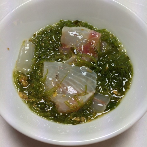 キントキとめかぶとろろ