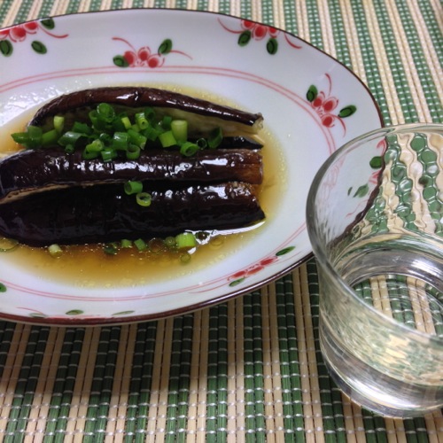 えごま油のナス炒め