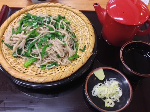 ニラ蕎麦